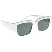 Alexander McQueen Ikoniska solglasögon för kvinnor White, Dam