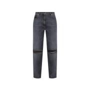 JW Anderson Bootcut jeans med revor Gray, Dam