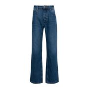 Ami Paris Flared Jeans Blue, Dam