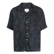 Rhude Short Sleeve Shirts Black, Herr