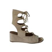 Chloé Pre-owned Pre-owned Mocka sandaler Beige, Dam