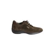 Salvatore Ferragamo Pre-owned Pre-owned Mocka sneakers Brown, Dam