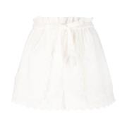 Ulla Johnson Shorts White, Dam