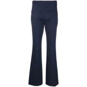 Courrèges Trousers Blue, Dam