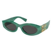 Miu Miu Stiliga solglasögon Green, Dam
