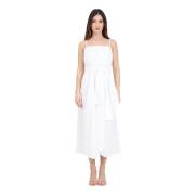 Armani Exchange Midi Dresses White, Dam