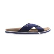 Floris van Bommel Slipper Blue, Herr