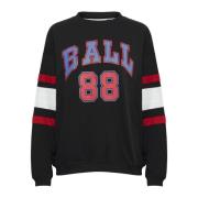 Ball Sweatshirts Black, Dam