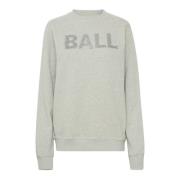 Ball Grå Sweatshirt D. Hampton Sw Gray, Dam
