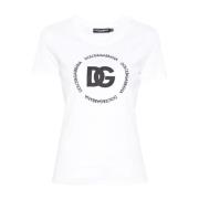Dolce & Gabbana Optisk Vit Tshirt White, Dam