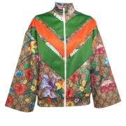 Gucci Vintage Pre-owned Stickat ytterklder Multicolor, Dam