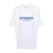 Vetements T-Shirts White, Herr