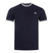Fred Perry T-Shirts Blue, Herr