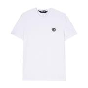 Just Cavalli Vit Logo T-shirt White, Herr