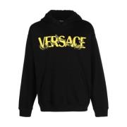 Versace Sweatshirts Black, Herr