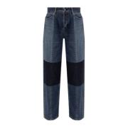 Jil Sander Jeans med sömnadsdetaljer Blue, Dam