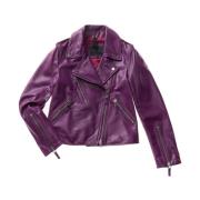 Blauer Leather Jackets Purple, Dam