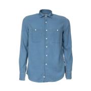 Aspesi Casual Shirts Blue, Herr