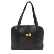 Chanel Vintage Pre-owned Tyg chanel-vskor Black, Dam