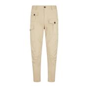 Dsquared2 Sten Beige Cargo Byxor Beige, Herr