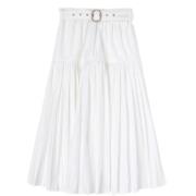 Jil Sander Midi Skirts White, Dam
