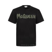 Alexander McQueen T-Shirts Black, Herr