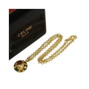Celine Vintage Pre-owned Metall halsband Yellow, Dam