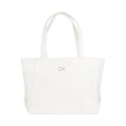 Calvin Klein Tote Bags White, Dam