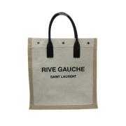 Yves Saint Laurent Vintage Pre-owned Canvas totevskor Beige, Dam
