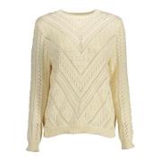 Kocca Round-neck Knitwear Beige, Dam