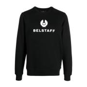 Belstaff Svarta Sweaters Black, Herr