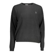 U.s. Polo Assn. Round-neck Knitwear Black, Dam