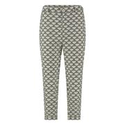 Jane Lushka Cropped Trousers Multicolor, Dam