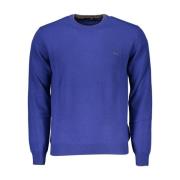 Harmont & Blaine Round-neck Knitwear Blue, Herr