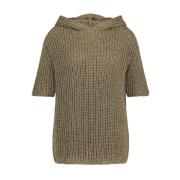 Jane Lushka Round-neck Knitwear Green, Dam