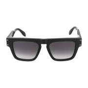 Alexander McQueen Stiliga solglasögon Am0397S Black, Herr