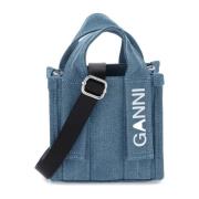 Ganni Handbags Blue, Dam