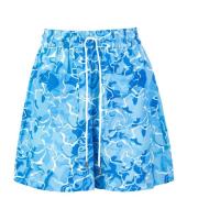 Jaaf Höga midjeshorts i Pool Water Print Blue, Dam