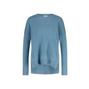 Van Kukil Round-neck Knitwear Blue, Dam