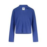 Van Kukil V-neck Knitwear Blue, Dam