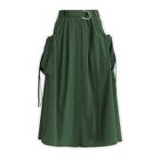 Mantù Midi Skirts Green, Dam