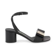 Salvatore Ferragamo High Heel Sandals Black, Dam