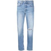 Rag & Bone Straight Jeans Blue, Dam