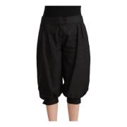 Gianfranco Ferré Cropped Trousers Black, Dam