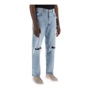 Agolde Straight Jeans Blue, Dam