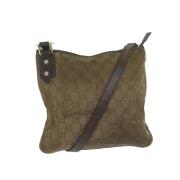 Gucci Vintage Pre-owned Canvas gucci-vskor Beige, Dam