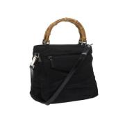 Gucci Vintage Pre-owned Nylon handvskor Black, Dam