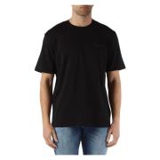 Antony Morato Avslappnad passform bomull T-shirt med logotyp Black, He...