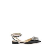 Mach & Mach Flat Sandals Black, Dam