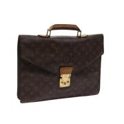 Louis Vuitton Vintage Pre-owned Canvas louis-vuitton-vskor Brown, Dam